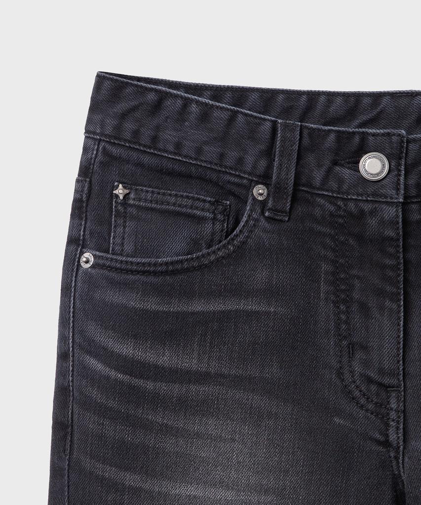 Bellie (W) True Flare Denim Pants - Black