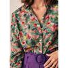 New Pastoral All-Match Long-Sleeve Floral Shirt