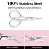Multifunctional Stainless Steel Sharp Scissors Embroidery Needlework Scissors Shears Small Eyebrow Scissors for Household Beauty