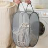 Portable Mesh Pop Up Laundry Hamper Laundry Basket Wide Opening Breathable Collapsible Space-Saving Dorm Travel Bathroom Items