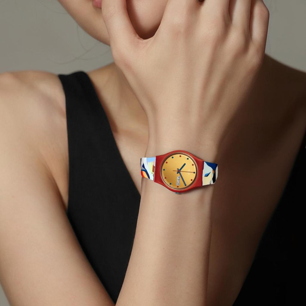 Swatch Orologio Giallo da Donna GR708 GR708