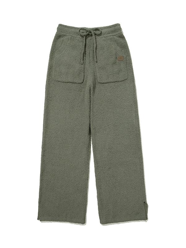 BBC EARTH W Teddy Ribbed Knit Pants_Grey