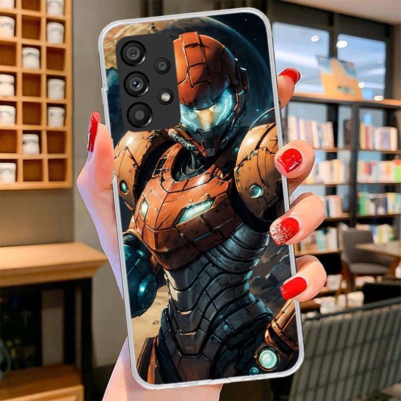 Game M-Metroids Phone Case For Samsung Galaxy A12 A22 A32 A52 A72 A02S Phone Case Note 20 Ultra 10 S10 Plus A51 A71 A50S A20S A1