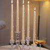 2 Stück/Set Rauchfreie Aromatherapie-Kerzen Hochzeits-Langstielkerzen Europäischer Stil Sojawachs Party Perlenkerzen Zuhause 20/30cm
