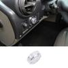 Silver Mecha Headlight Switch Knob Cover Trim Ring For Hummer H2 2003-2007