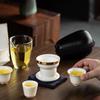 Dehua White Porcelain Portable Travel Tea Set
