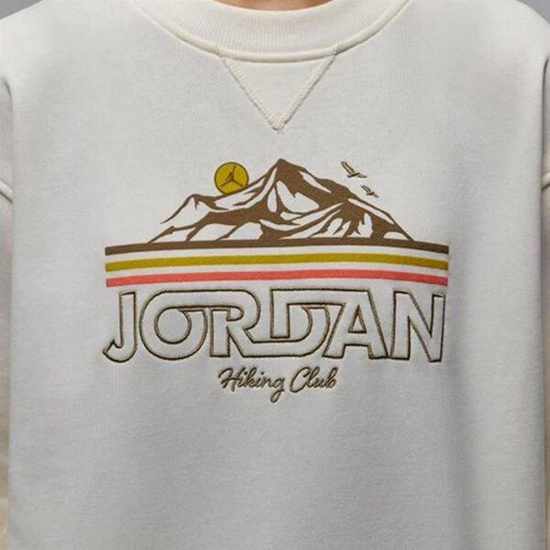 Jordan Sports Leisure Knit Crewneck Pullover Sweatshirt Women sweatshirts IF1099-133