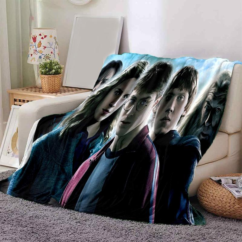 

Harry Potter and the Deathly Hallows Part 2 Movie Poster PrintPrint Blanket, Soft Blanket For Sofa Office Bed And Travelling Daughter Birthd 130cm×150cm（50in×60in）