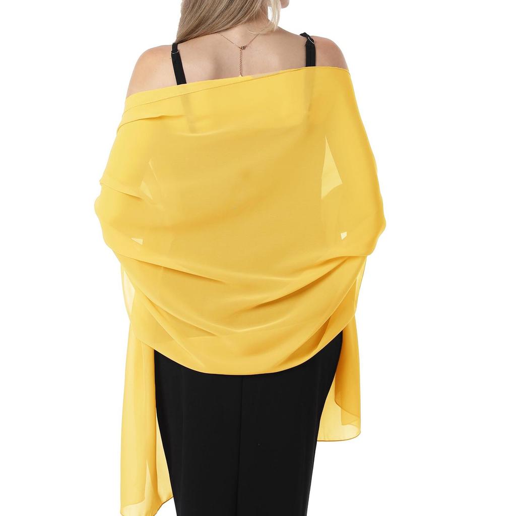 Women's Chiffon Evening Shawl and Wrap for Weddings and Bridesmaids