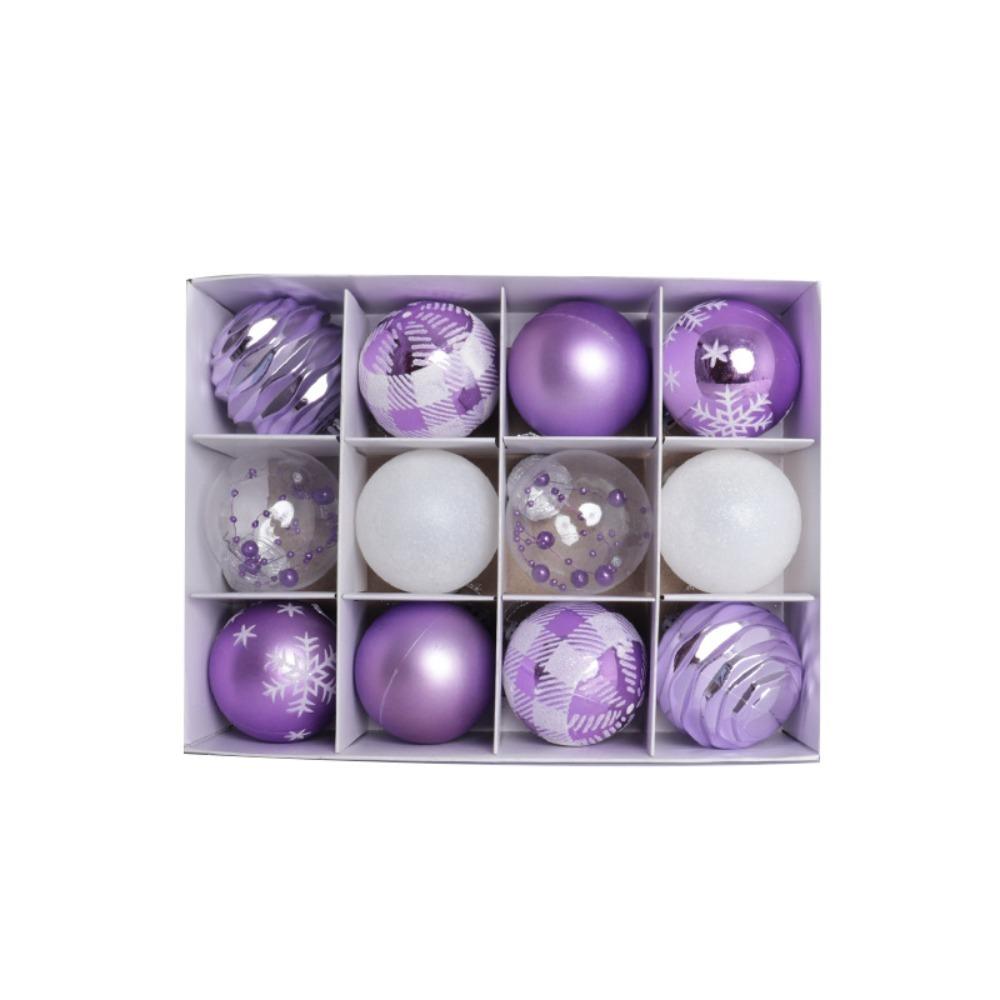 

Сделай сам Рождественские украшения Расписные рождественские шары Подвески на елку Рождественские украшения Purple&White