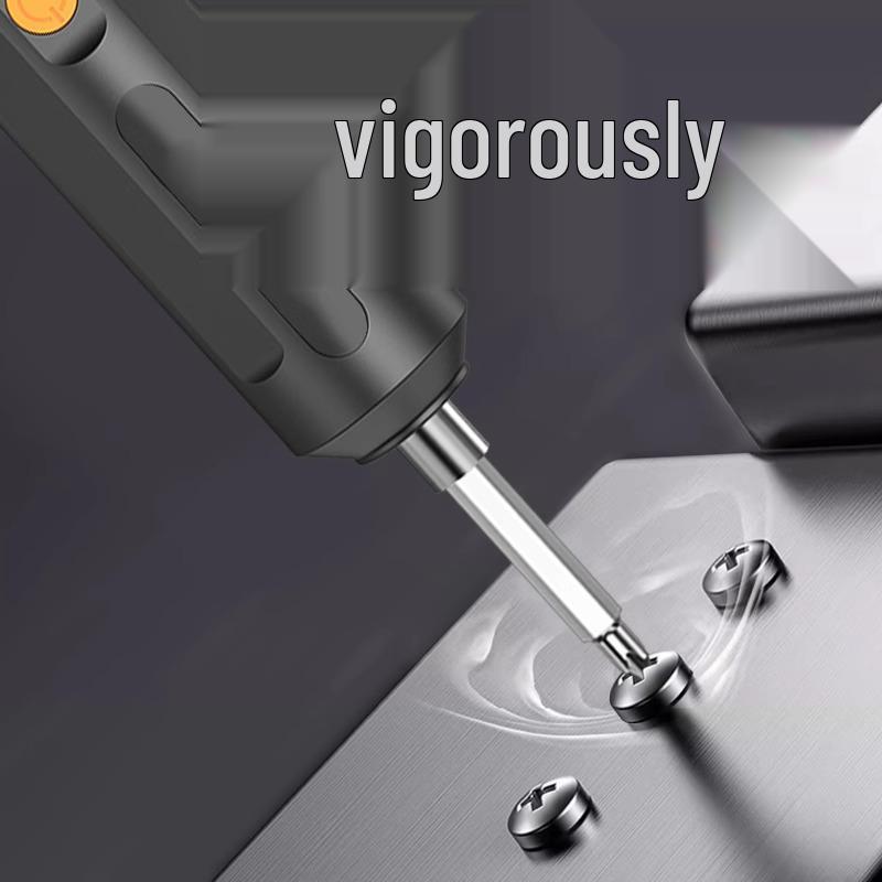 Rechargeable Portable Electric Screwdriver Set for Household Use
