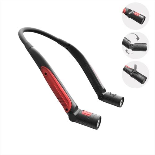 Good Goods LED Neck Light, High Brightness, Lightweight, IK07, Rechargeable, Reading Light, Book Light, Work Light, Neck-Mounted, Emergency Light, Wal