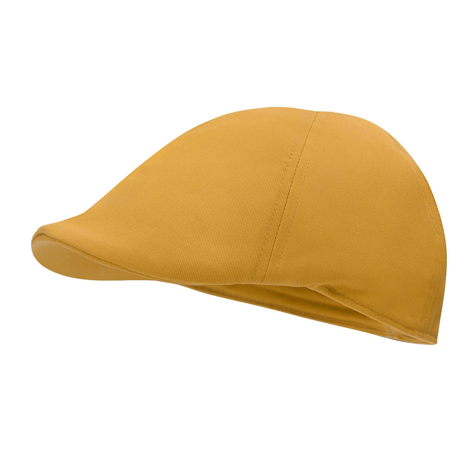 Jangoul Heren Katoen Keper Platte Pet Ivy Gatsby 8 Stuks Newsboy Petten Lente Zomer Jachtpetten Rijden Vissen Baret Voor Mannen 60cm orange