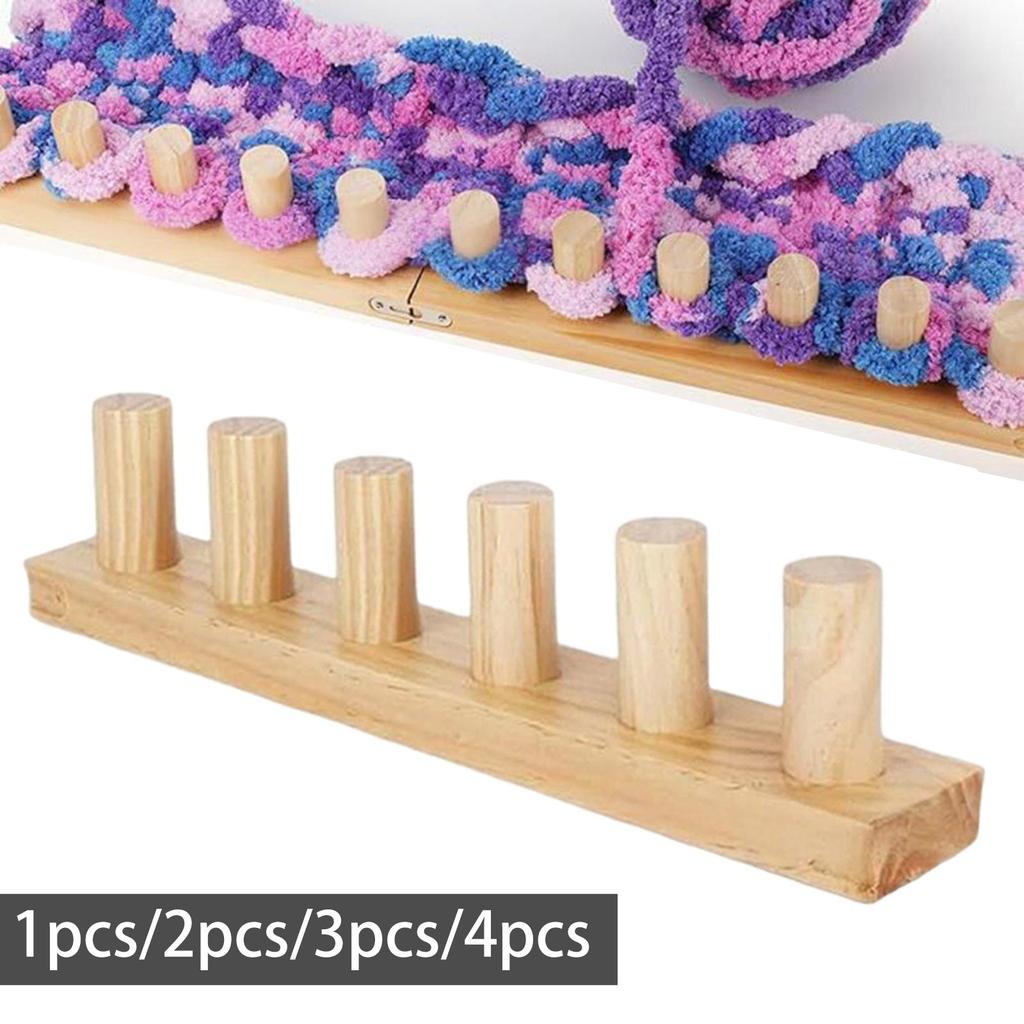 Knitting Loom Portable Handcrafted Wool Weaving Accessory for Blanket Scarf Sweater DIY Projects