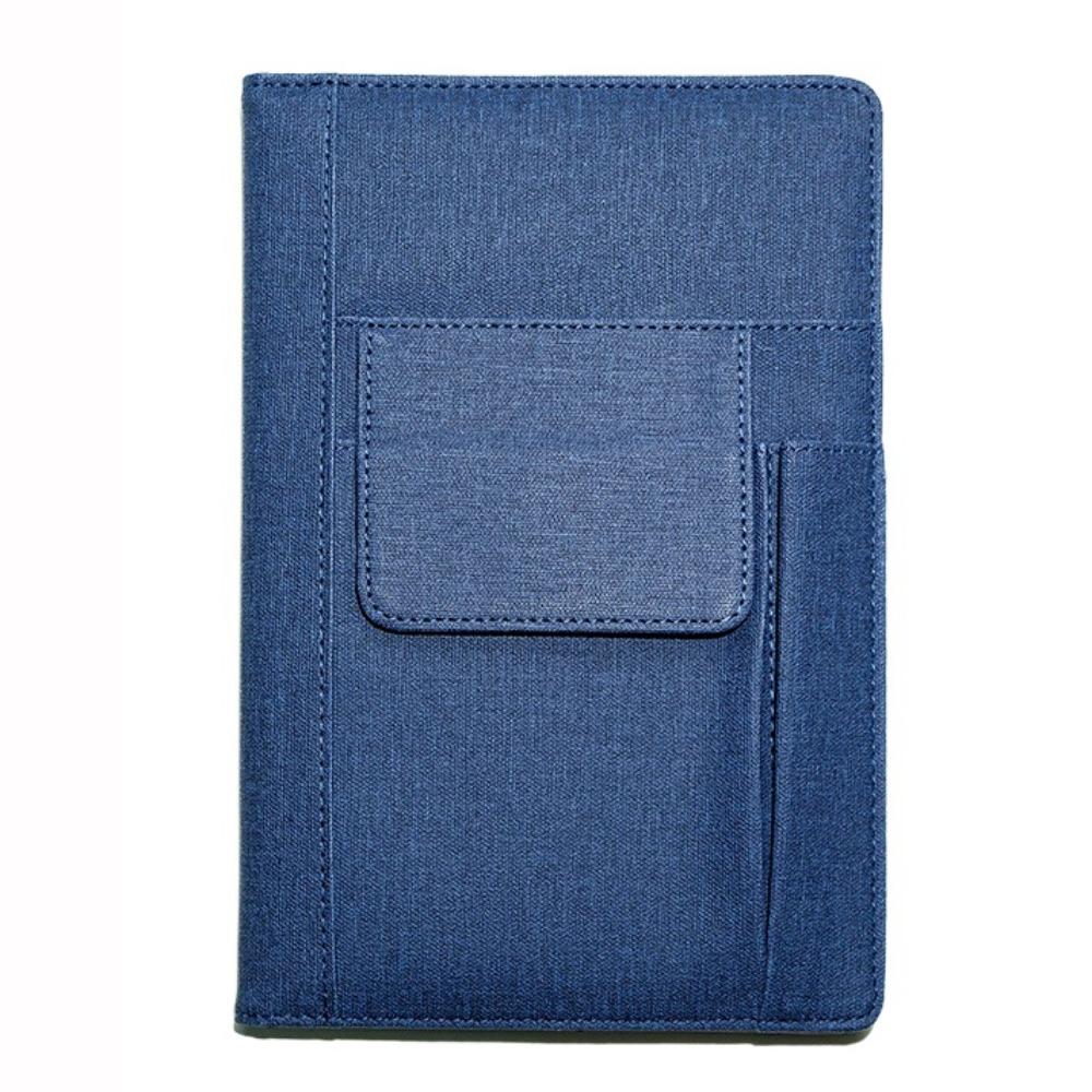 

200 Pages Refillable Leather Journal PU Leather Notebook for Students Notebook Stationery синій