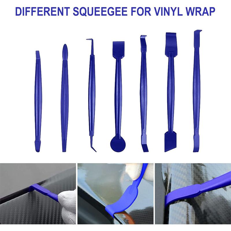 Window Film Tint Tools Large Felt Squeegee Safety Cutter Car Wrap Edge Trimming Squeegee Vinyl Wrap Tools Kit Decal Applicator