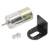 DC Worm Gear Motor Micro Brushed Self Locking Aluminum Alloy Industrial Electric Motor 12V 10W with Holder