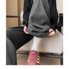 Women S High Waist Loose Wide Leg Thick Fleece Lined Casual Straight Pants