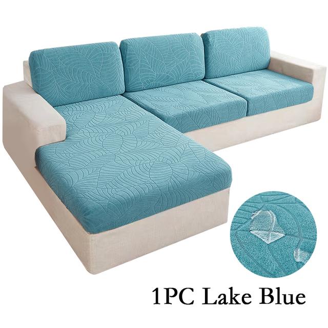 1Pcwaterproof Jacquard Sofa Cover, High Elasticity, All Season Universal Sofa Cushion Cover, Anti Slip,  Sofa Dust  Cover