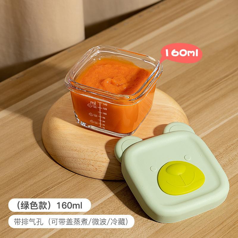 Kids Food Crisper Lunch Box Fruit Oatmeal Box Microwaveable Steamed Egg Soup Bowl Baby Accessories Food Bowl