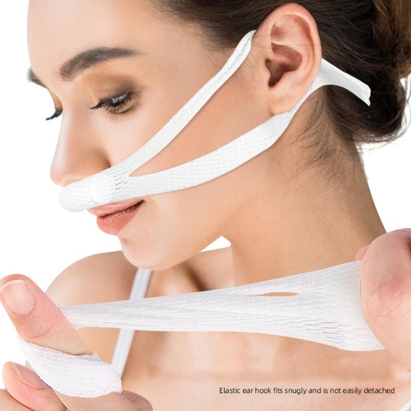 5Pcs Reusable Nose Bridge Guards Stretchable Medicals Stretch Bandage Holder Comfortable Cotton Padding Non Slip