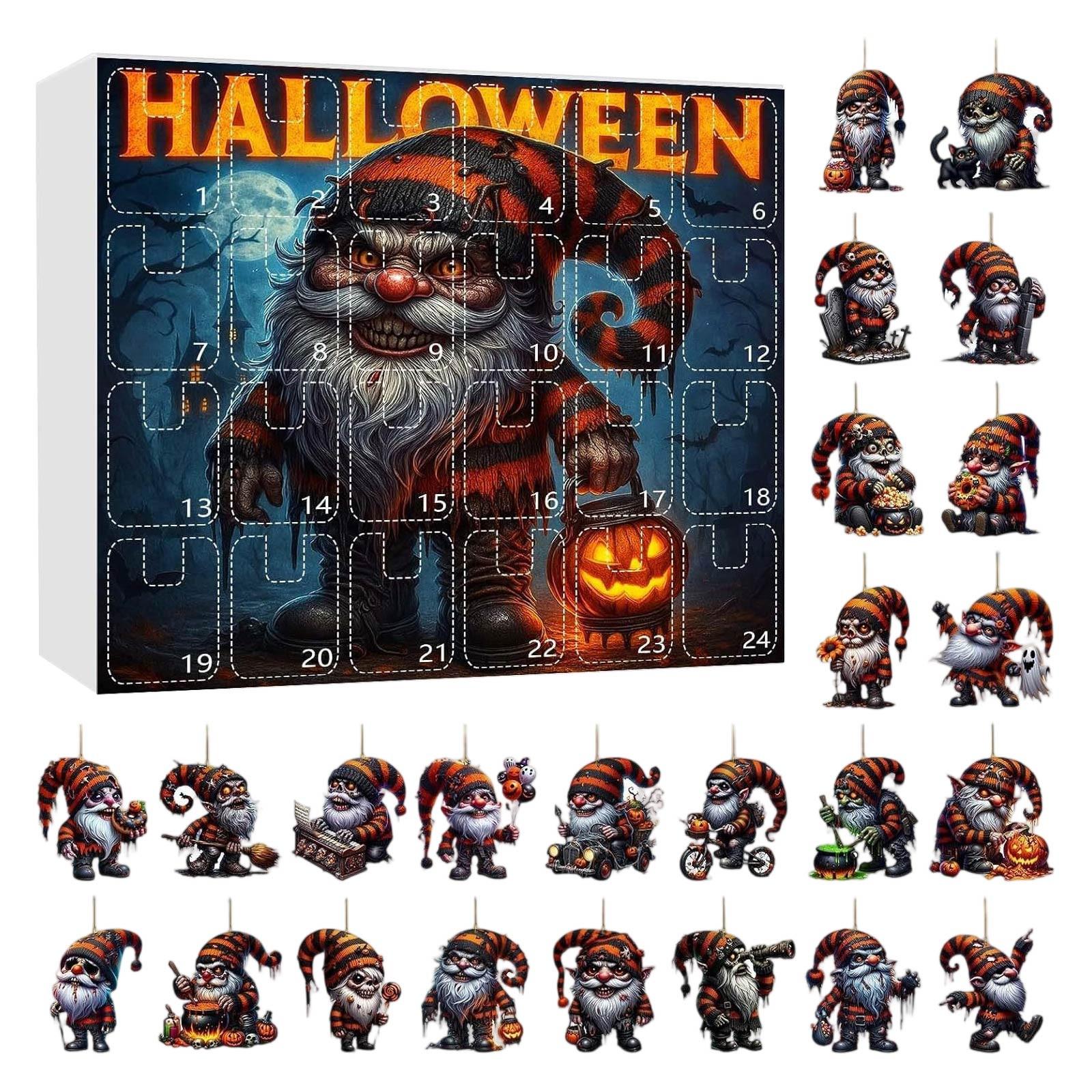 

24-дневный рождественский адвент-календарь, календарь обратного отсчета, 2D-подвеска в виде плоского акрилового медведя, подвеска обратного отсчета, милый шарм в виде рождественской елки One Size