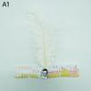 1Pcs Colorful Feather Sequin Gem Headpiece Aesthetic Flapper Headband For 1920S Party Costume Accessory Dress Up