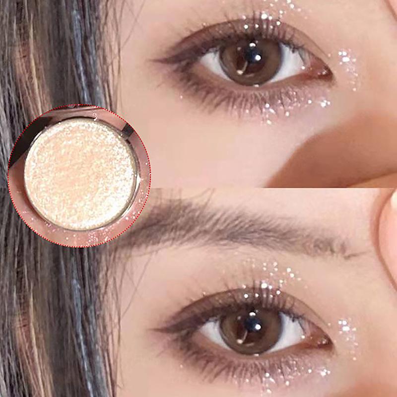 Glitter Powder Earth Color Lasting Monochrome Eyeshadow Palette Eye Makeup Eye Shadow Pearl Non-Smudging Delicate Smooth