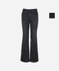 Jeans bootcut délavés noir profond pour femme BANGBANG (Fqm651)