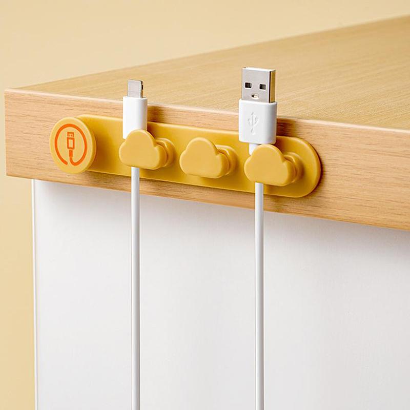 Kablo Düzenleyici Yönetimi Kablo Tutucu Esnek Usb Kablo Sarıcı Düzenli Silikon Klipsler Fare Klavye Kulaklık Koruyucu