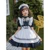 Girls Black Maid Dress Children's Clothing Lolita Maid Cute Lolita Dress Children Princess