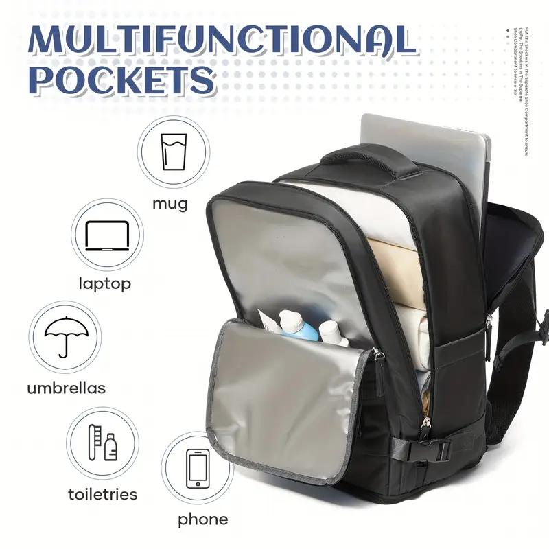 Zaino sottovuoto 45x36x20 cm, resistente, ideale come zaino da viaggio, zaino da pendolare, borsa leggera, sacchetto sottovuoto per vestiti