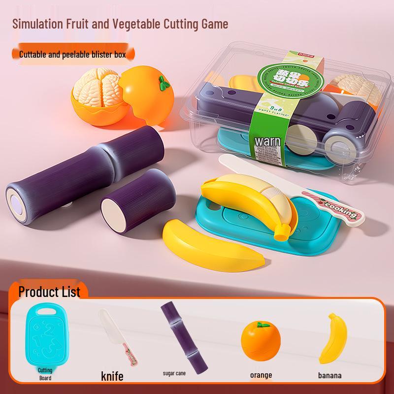 Children s Role-Playing Fruit & Vegetable Cutting Toys Set