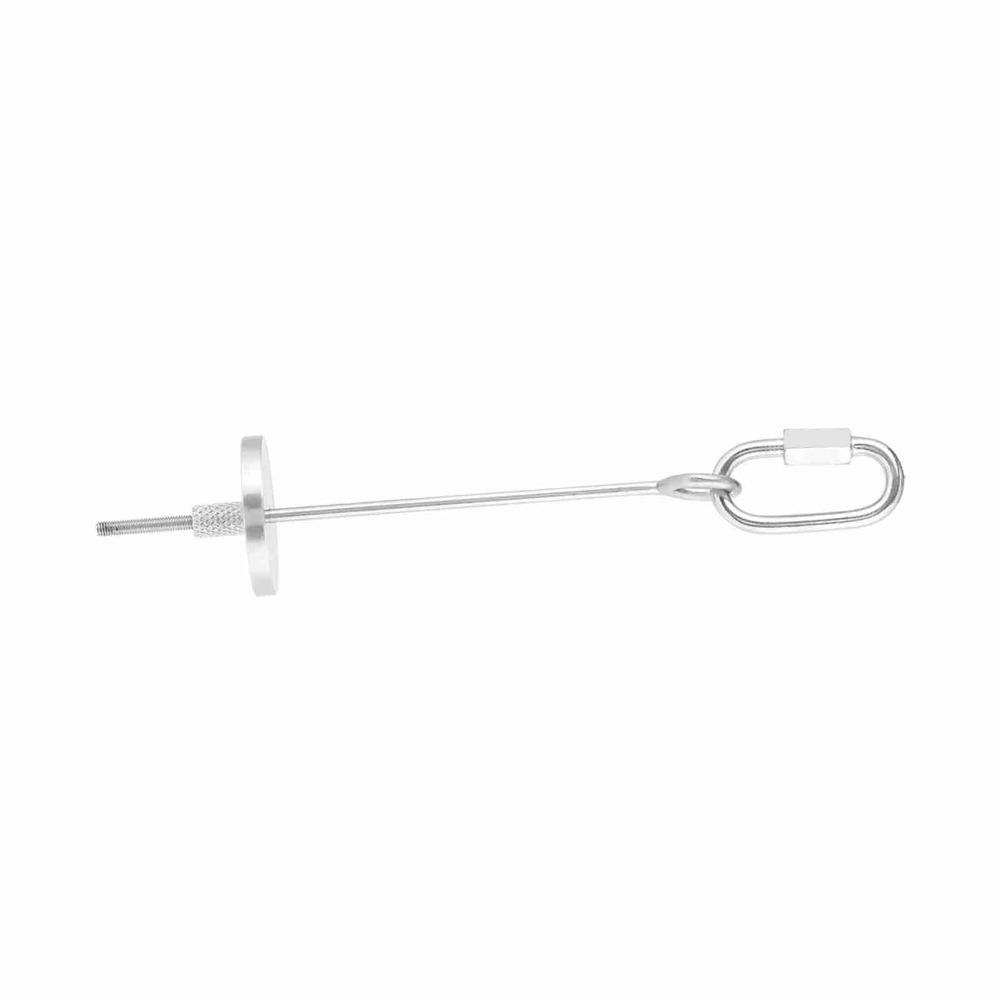 2pcs 8.9 Inch Length Parrot Fruit Feeder Stainless Steel Bird Food Holder Foraging Activity