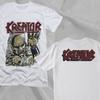 Kreator Extreme Aggressions Vintage 1989 Retro Bílé Oboustranné Tričko Unisex Tričko