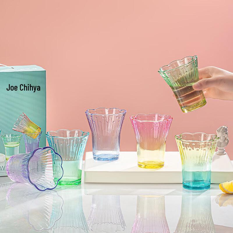 Tuoqiao Cherry Blossom Dazzling Glass Cup