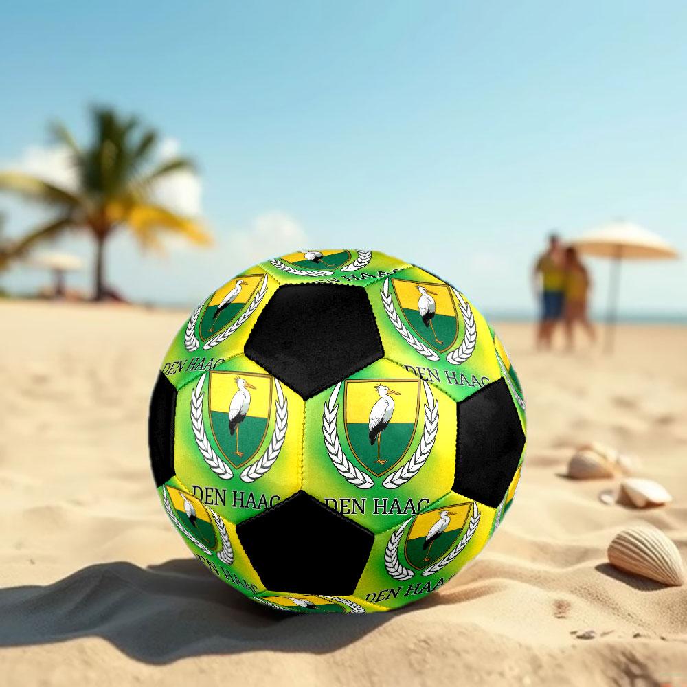 1pc ADO Den Haag Soccer Ball Size 5 Indoor Soccer Ball Fashion Colorful Backyard Game - Great For Sports Fans Gift HE4