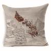 Christmas Pillow, Home Sofa, Linen Cushion Cover, Car Waist Pillow Cover, Children's Pillow Cover