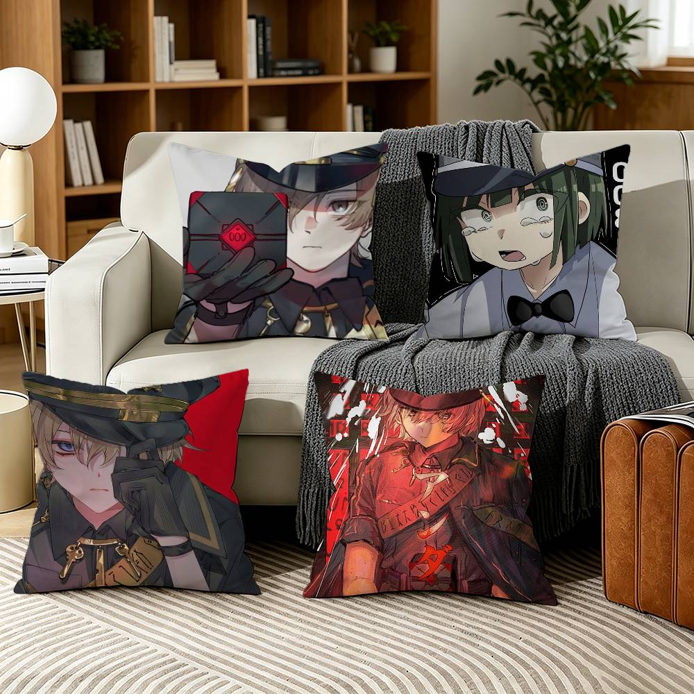 Anime Milgram Pillow Case for Sofa Living Room Home office Decor Protective Cover