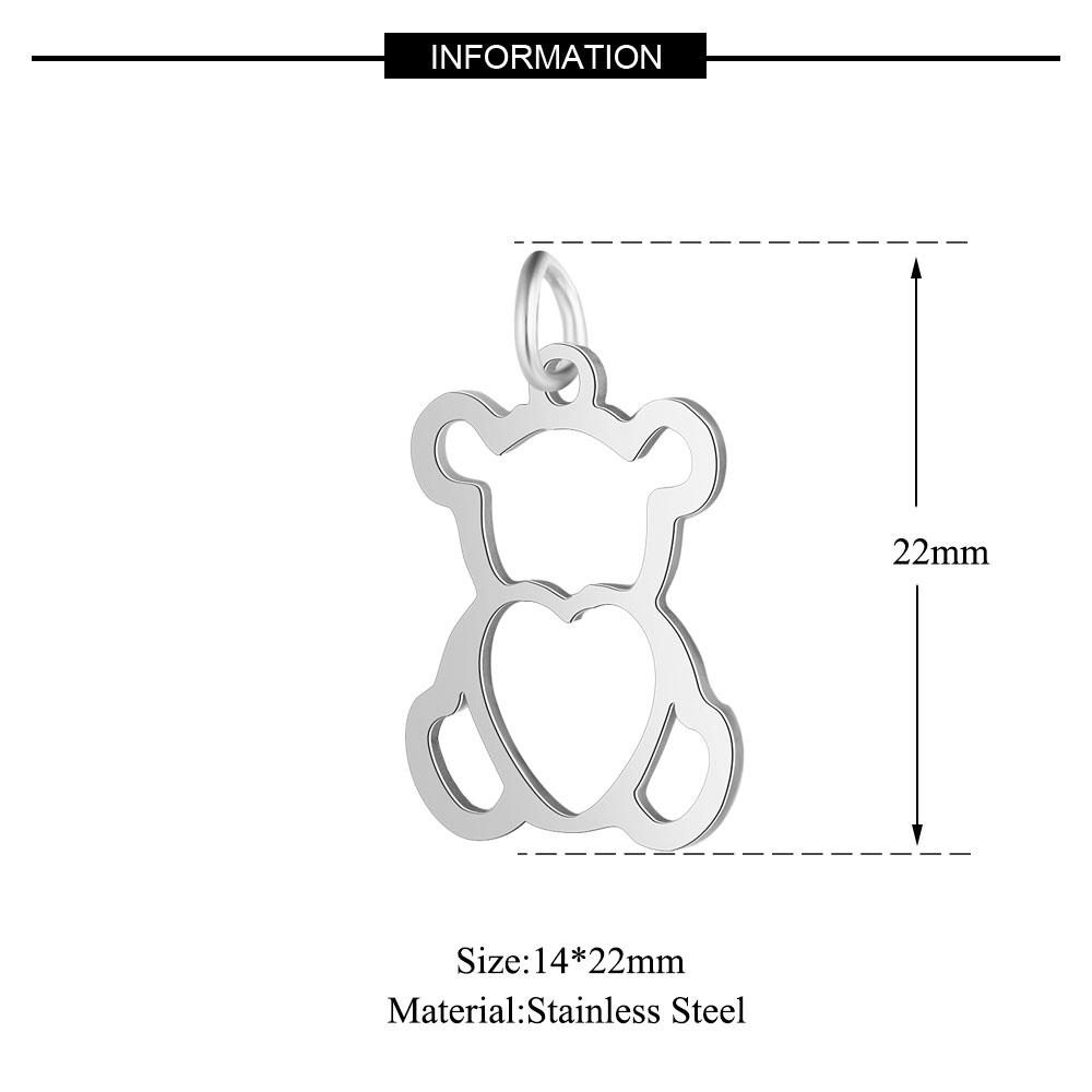 

10pcs/lot 316 Stainless Steel Dog Paw Cat Animal Charm Sun Om Connector Yoga Lotus Heart DIY Charms for Jewelry Making