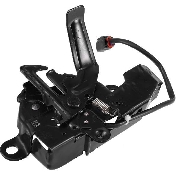 ACROPIX Car Hood Latch Lock Assembly Replacement for Toyota Highlander 2014-2019 No.535100E100 - Pack of 1 Black