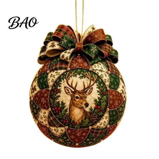 Seasonal Hanging Ornaments for Holidays 2D Flat Acrylic Christmas Ornaments, Decorative Holiday Tree Decorations Lightweight Decor Festivals