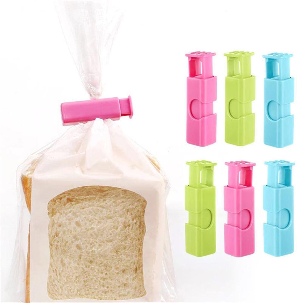 

For Food Snack Bag Bread Keep Fresh Sealing Clip Lightweight Home Kitchen