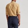 Polo Ralph Lauren FW21 Logo Embroidered Oxford Long Sleeve Shirt Men shirts Yellow MNPOWOV16821787-260