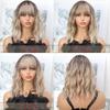 Kurzer gewellter Haartopper für Frauen mit dünner werdendem Haar 14 Zoll Synthetisches leichtes & atmungsaktives Haarteil mit Basis Natürlicher Look Volumen