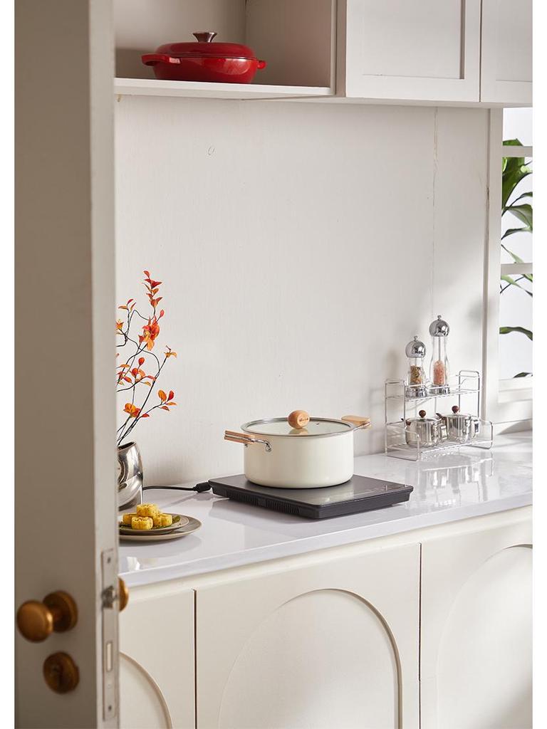 Shangpengtang Smart Slim Induction Cooker: Even, Continuous Heating for Hot Pots & Stir-Fries At Home.