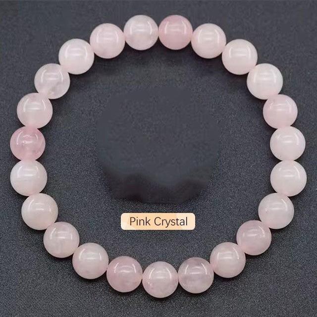 Festive Gifts Assorted Natural Stone Beaded Bracelet Set Crystal Fashion Jewelry For Men And Women Daily Wear Simple Versatile Accessory