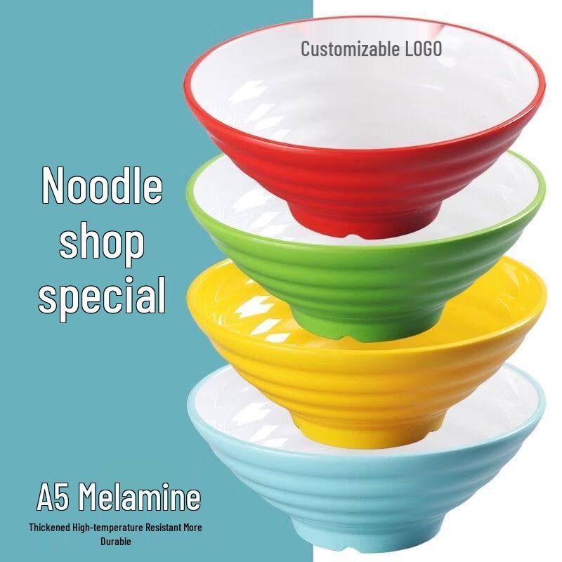 BoZhen JiangChu Food-Grade Melamine Noodle Bowl