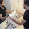 Suction Cup Shaving Bibs Barber Cleaning Beard Bibs Men's Shawl Styling Bibs  Apron for Men  Apron
