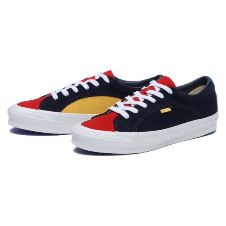 Vans Lampin OG LX Casual Durable Low Top Skate Shoes Unisex Sneaker Black Red VN0A7Q4UY9T